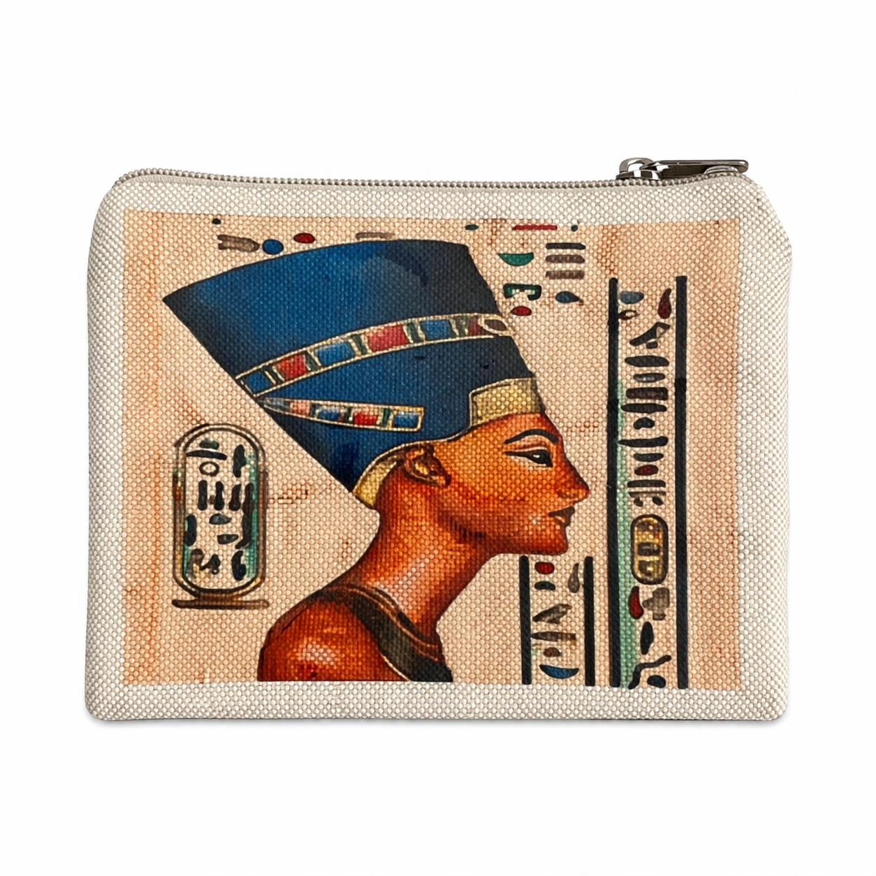 Egypt Where It All Begins — Thoth Wisdom Canvas Tote Bag — Egyptian canvas tote bag by Cairo artisans