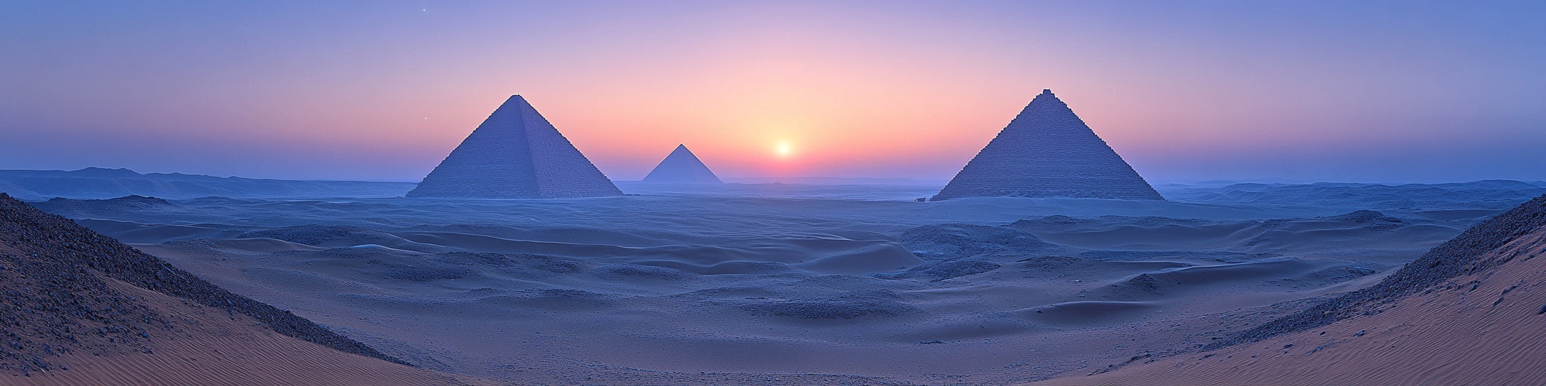 Egyptian collection banner with pharaonic imagery