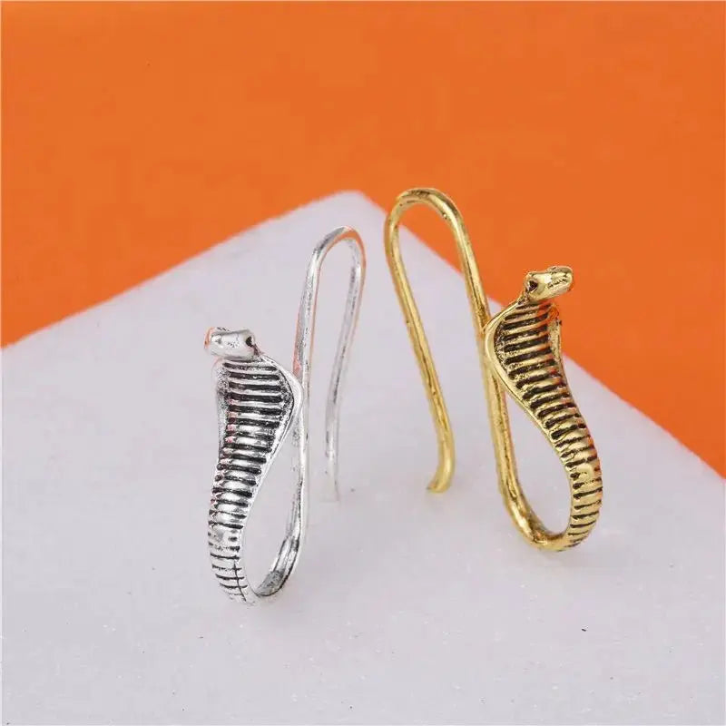 Egyptian Cobra Earrings Snake Egyptian Jewelry Earrings for Women Fashion Jewelry Women Egypt Puck Rock Style - Sands Of Giza