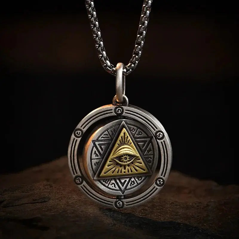 Eye of Horus Necklace Evil Eye Pendant Ancient Egypt Protection Necklace Jewelry Gift Men and Women Spiritual Amulets - Sands Of Giza