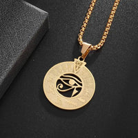 Eye of Horus Necklace Evil Eye Pendant Ancient Egypt Protection Necklace Jewelry Gift Men and Women Spiritual Amulets - Sands Of Giza
