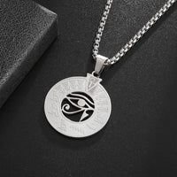 Eye of Horus Necklace Evil Eye Pendant Ancient Egypt Protection Necklace Jewelry Gift Men and Women Spiritual Amulets - Sands Of Giza
