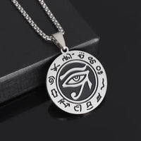 Eye of Horus Necklace Evil Eye Pendant Ancient Egypt Protection Necklace Jewelry Gift Men and Women Spiritual Amulets - Sands Of Giza