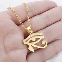 Eye of Horus Necklace Evil Eye Pendant Ancient Egypt Protection Necklace Jewelry Gift Men and Women Spiritual Amulets - Sands Of Giza