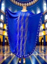 Muslim Woman Abaya femme Batwing Sleeve Diamonds Prayer Dress Moroccan Kaftan Dubai Saudi Robe Egypt Eid Islamic Clothing - Sands Of Giza